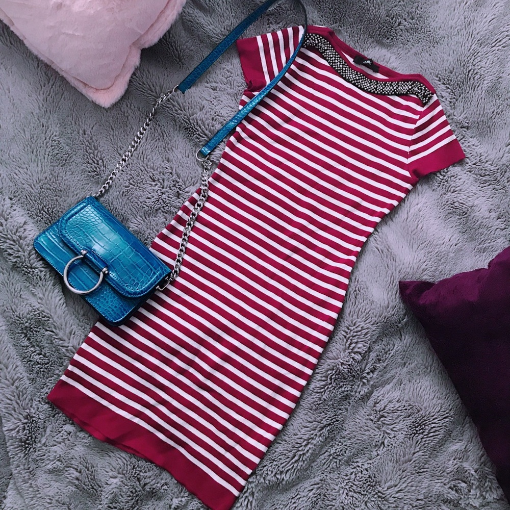 Super cute Italian Boutique Striped Dress